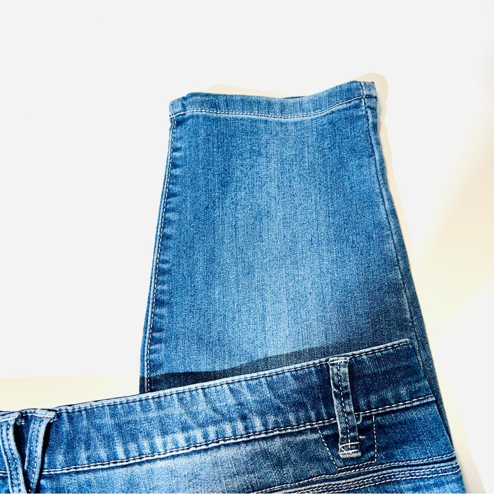 Democracy jeans Ab Solution skinny jeans distressed stretchy women Size 18 - Picture 11 of 14